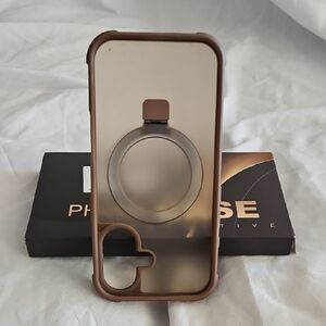 Brown Phone Case with Ring Holder